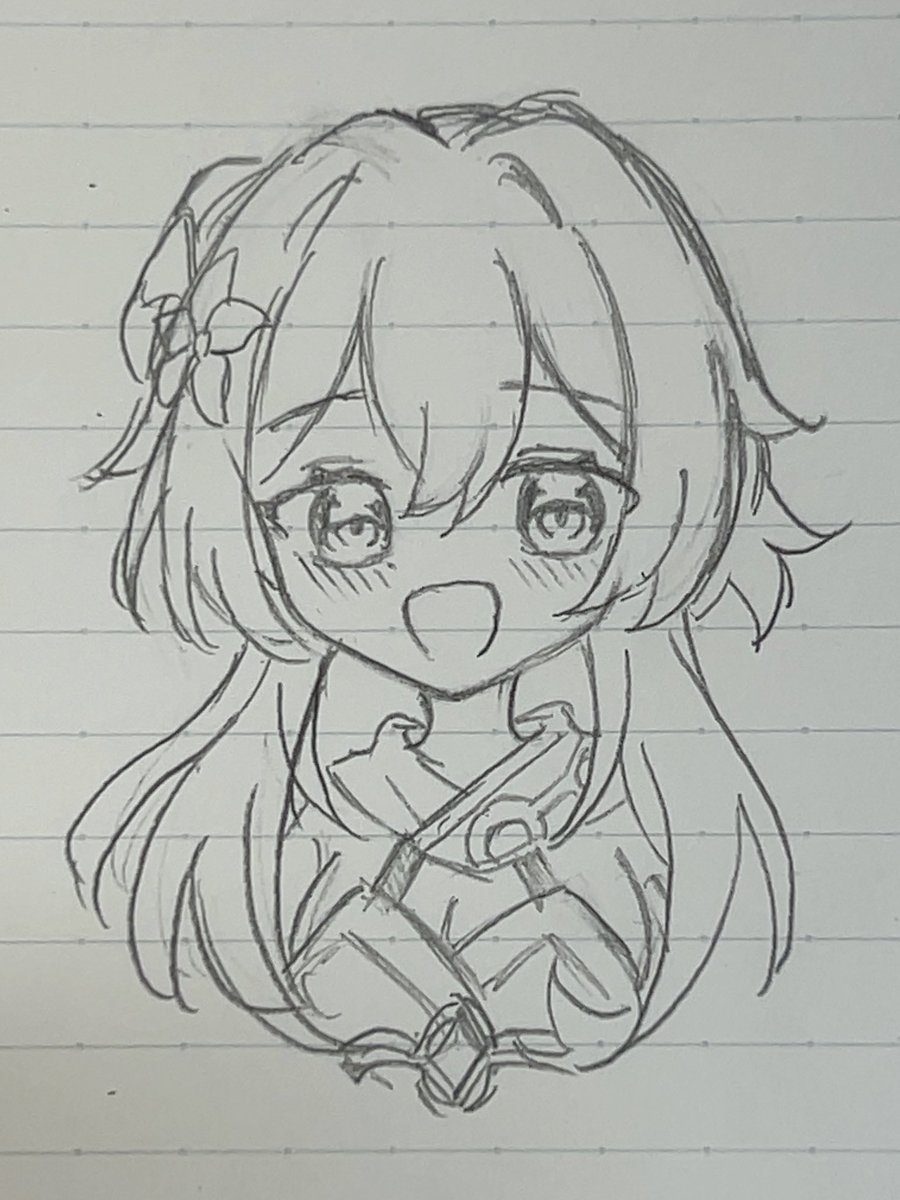 原神にわかが描いた原神の絵 