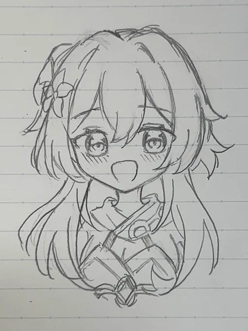 原神にわかが描いた原神の絵 