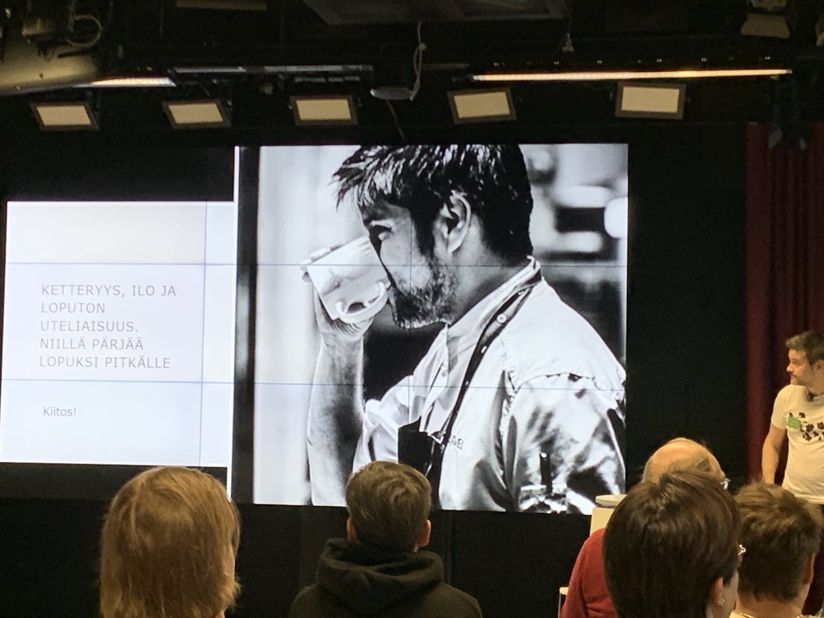 Kiitos ⁦@HenriAlen⁩ loistavasta  esityksestä #kyvykäs hankkeen loppuseminaarissa 👍 #ketteryys #ilo #uteliaisuus #mara-ala