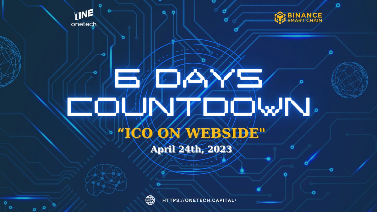 Let's countdown together.  However, you can completely own #OTC right now with the #airdrop campaign🎆🎆🎇🎉🎉🎉
#cryptocurrencies #OneTechCapital #ICO