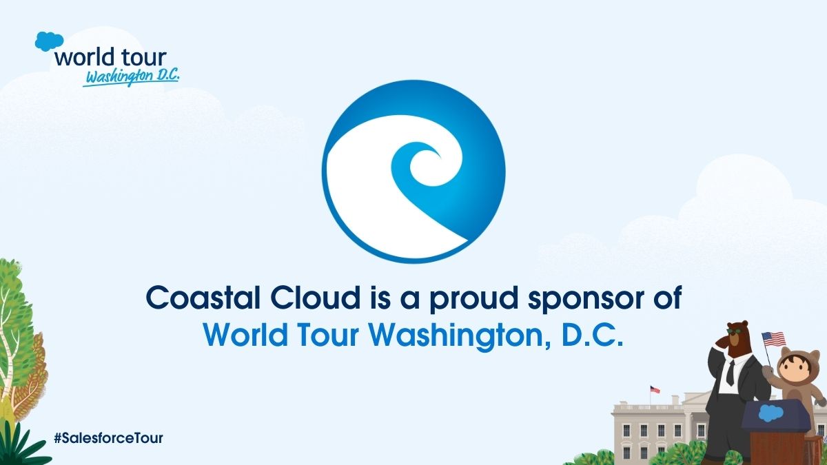 Don't miss Groundbreaker #Sponsor <a href="/CoastalCloud_US/">Coastal</a> at #SalesforceTour D.C.: sforce.co/3zXhzZ5