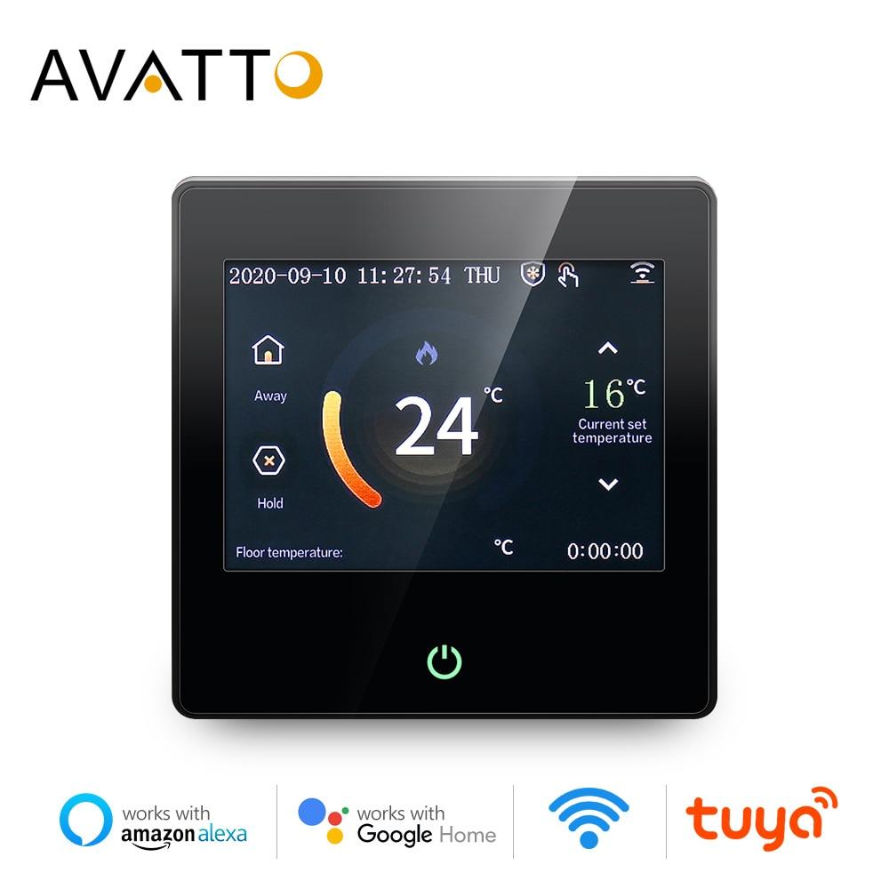 AVATTO WiFi Smart Thermostat Heating Temperature Controller with Celsius/Fahrenheit LED Touch Screen Work with Alexa Google Home

bit.ly/3CVX7GW
