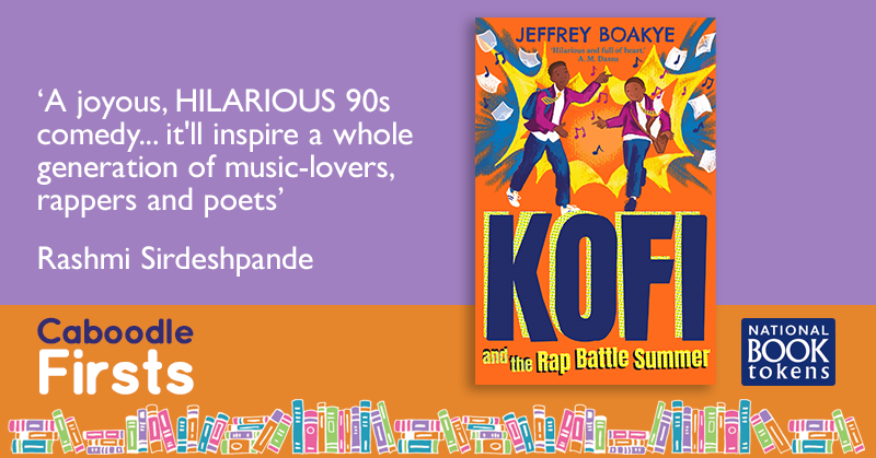 book_tokens's tweet photo. To celebrate today's @JhalakPrize announcement, this special #CaboodleFirsts gives 100 children a copy of KOFI AND THE RAP BATTLE SUMMER – written by previously shortlisted author @jeffreykboakye – before it's out in June.
 
Get a copy: https://t.co/D9yGPVnijr
 
#JhalakPrize23 https://t.co/7kHNMlbVl6