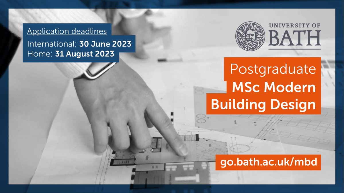 bathenganddes's tweet photo. #coursespotlight Our MSc Modern Building Design develops your knowledge of building design practice, methodologies and processes sought after by engineering and architectural design firms and contractors.

Learn more about this course here https://t.co/TkLWudhIMf https://t.co/ZOxCxkjwR1