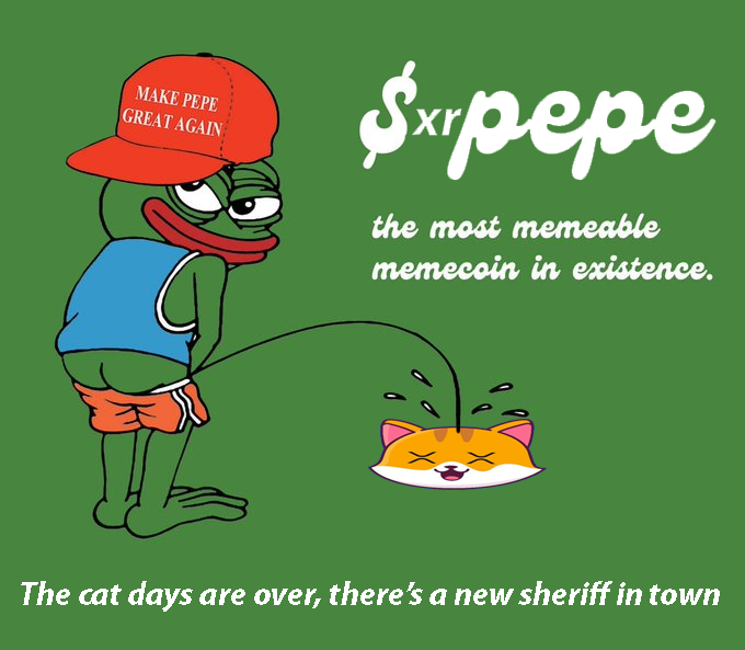 XRPepe_official's tweet photo. $xrPEPE is live! 

Add trustline: https://t.co/ClQpQNjzUK

Presale on Sologenic: https://t.co/tl1nEoTMUI

One person who retweets this tweet wins 10,000,000,000 PEPE!

#PEPE #Airdrop #XRPArmy #Sologenic #Memecoin #XRPCommunity https://t.co/hkStUUkBbP