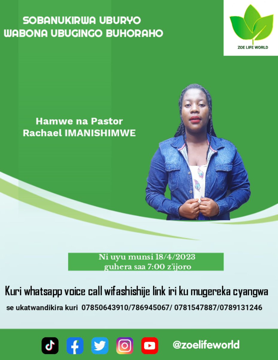zoelifeworld's tweet photo. Mukanya  sa 7:00pm ,ntuze gucikwa biraba ari uburyohe💯🔥🔥. Link ni iyi👇 https://t.co/act7rFPKmJ

#RWoT @kanisekere @LXXZENN @MarieKresbach https://t.co/UHkSYOLa5Q
