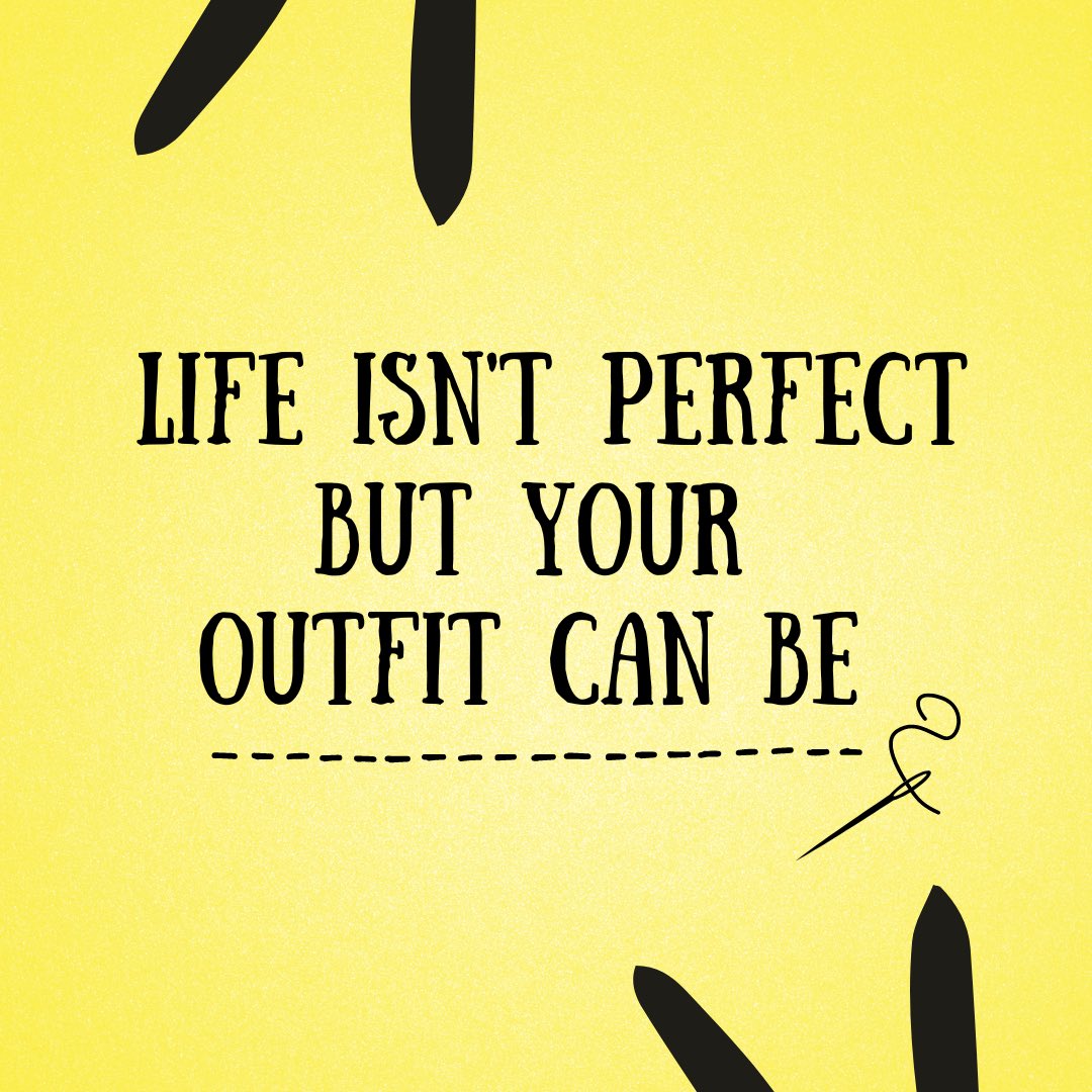 TheZipYard_IRL's tweet photo. The perfect fit makes for the perfect outfit ✂️ 🧵 

#fashionquotes #alterations #restyle #upstyle #shopfromyourwardrobe #lookgreatfeelfantastic #weloveeveryBODY #thezipyard https://t.co/MSpOTGFi8L