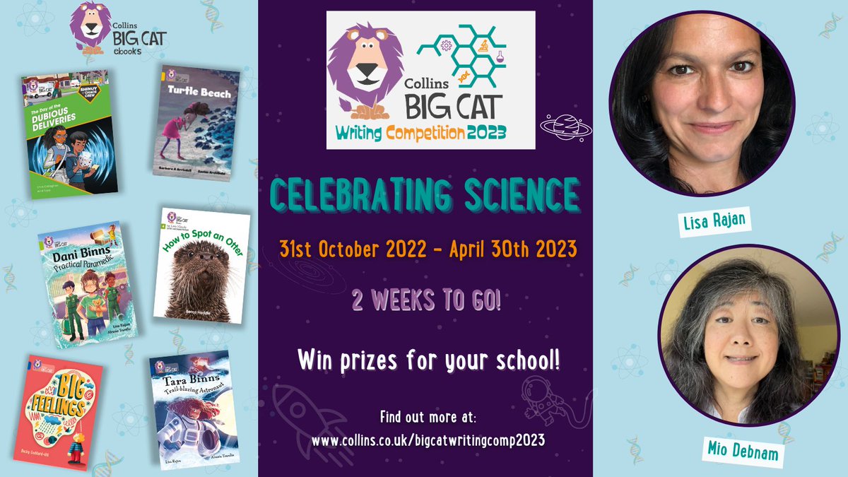 2 weeks to enter our Big Cat Writing Competition, with many fantastic prizes up for grabs! Click here to find out more: ow.ly/U3jw50NKz78