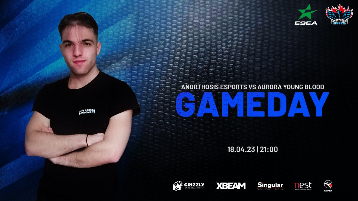 anoesports's tweet photo. 🔥GAMEDAY 03
🏆@ESEA MAIN LEAGUE
⚔️Aurora Young Blood
🕓21:00
📲#ANOcsgo #For1911Reasons #FreedomToFamagusta #xbeam #singular #nestmarketing https://t.co/wyDegNPkYr