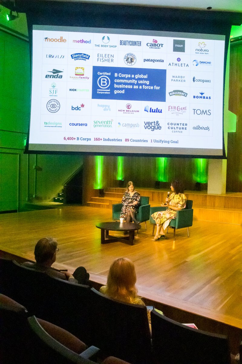 Our business sustainability rockstar is at it again. ♻️🌟

<a href="/jyinkathomas/">Jessica Yinka Thomas</a> was the keynote speaker at the Fashion Institute of Technology Sustainability! 🎤

She had an engaging discussion on what the apparel industry can learn from B Corps.

#PooleFacultySpotlight <a href="/NCState/">NC State University</a>