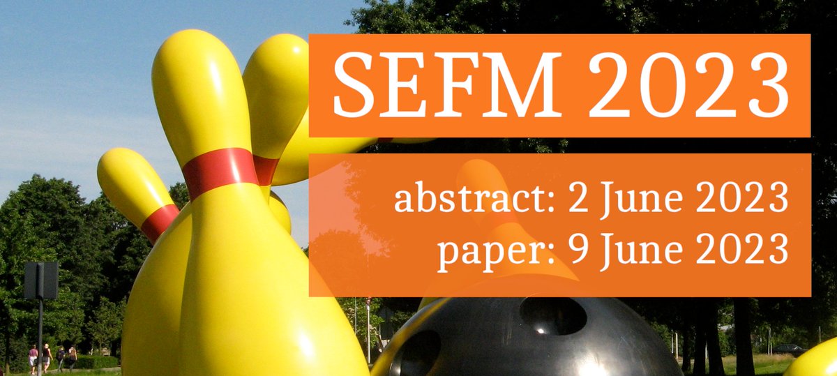 SEFM Conference tweet media
