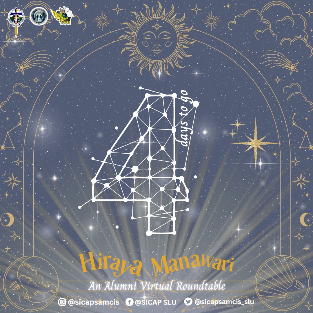 sicapsamcis_slu's tweet photo. With this, the Society of Integrated Commercians for Academic Progress, also known as SICAP SLU, is set to carry out the entitled event Hiraya Manawari: An Alumni Virtual Roundtable.
#SICAPSLU #SLU #HirayaManawariAAR #HirayaManawari #alumni #alumniroundtable https://t.co/YXiima68E6
