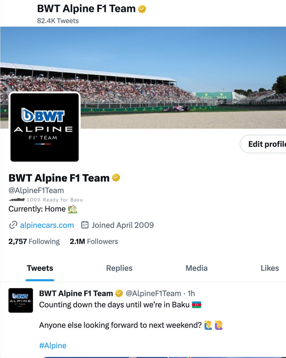 BWT Alpine F1 Team on Twitter: 