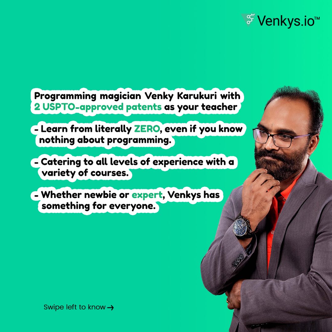 IoVenkys's tweet image. When it comes to learning programming, choices are endless, but it is your job to make the BEST choice for yourself.
.
#venkys.io #programmingfacts #keyprogramming #programminglanguage #webprogramming #learnprogramming #programminglife #programmingtips #progress #mindset #goals