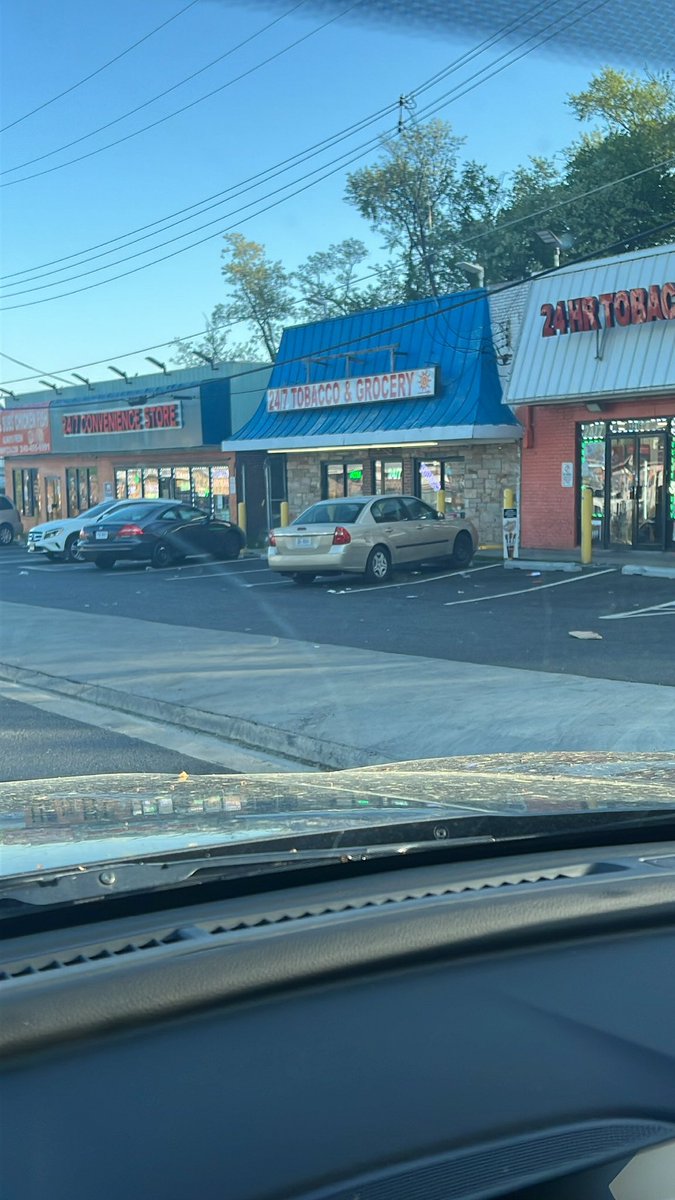 3 tobacco stores right next to each other on Branch Ave is still crazy