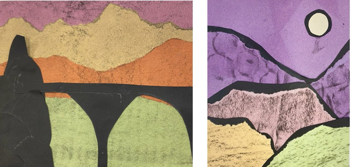 S2 learning how to divide a picture using scale by creating rural landscapes from charcoal rubbings 🏔️🏕️🌄🌅🏞️ <a href="/MonifiethHigh/">Monifieth High</a> <a href="/MHS_ArtDept/">MHS Art & Design</a> #EdPGDE