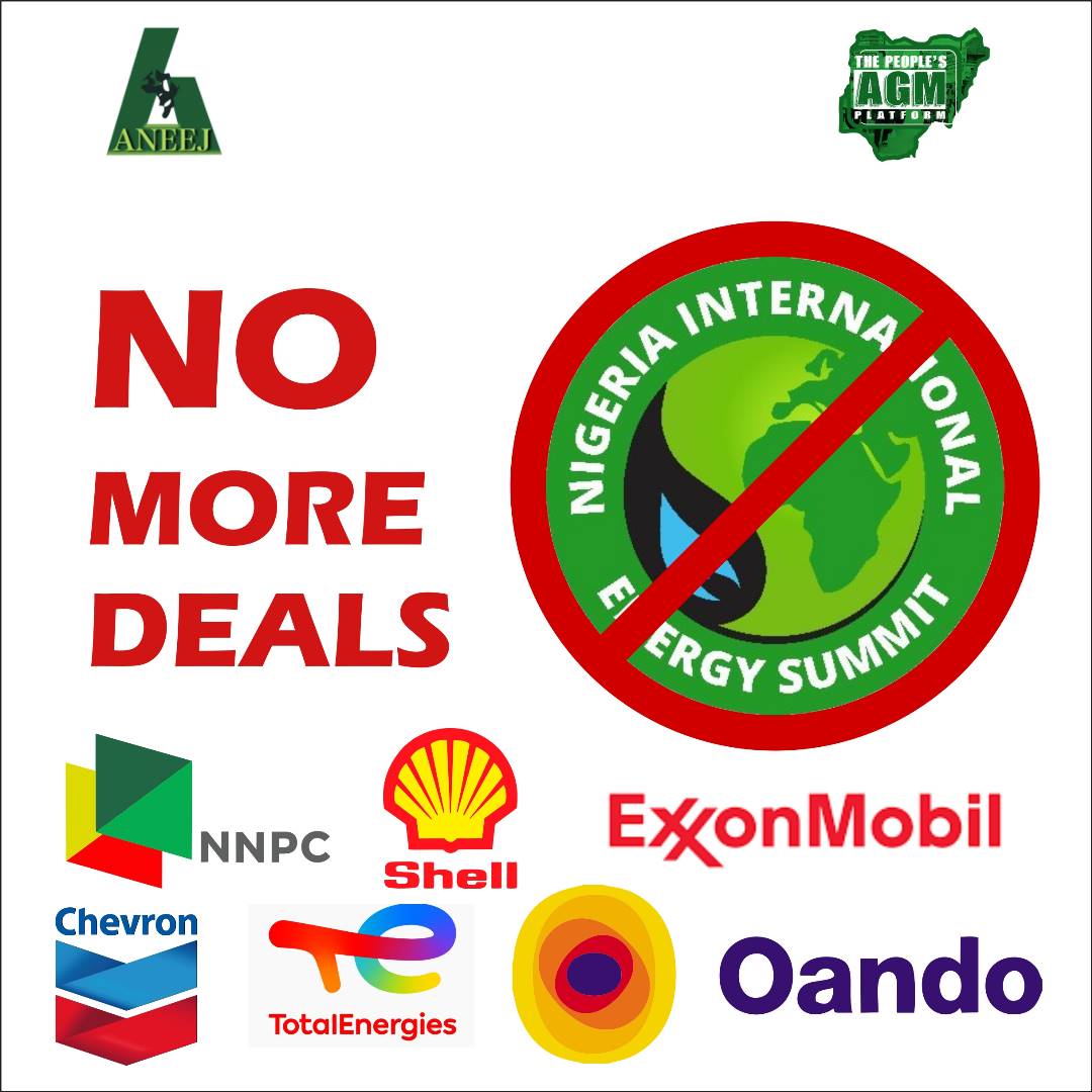aneejnigeria's tweet photo. At the #StopFossilFuelFinancing rally in Abuja, @agm_the engaged the Association of Local Distributors of Gas at the Nigerian International Energy Summit to see the need to direct their investment towards renewable energy.@Chevron @ProfOsinbajo @MBuhari @FMPRng @MKKyari https://t.co/bkwaDyYn2U