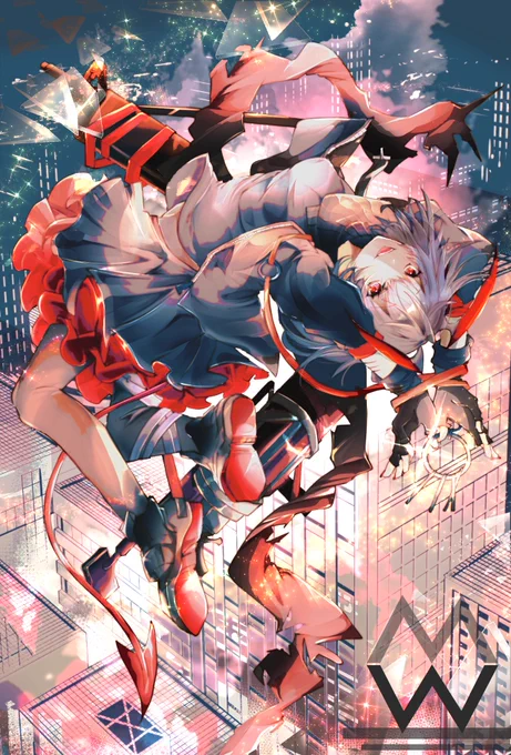 Wとフィアメッタ#再掲したらフォロワーが増えるらしい   #アークナイツ  #明日方舟 