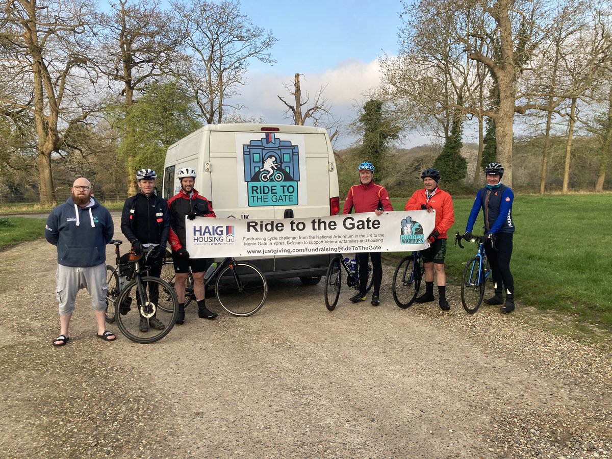 HaigHousing's tweet photo. Our #RidetotheGate riders completed 103 miles on day 1
Day 2 they will reach Dover on an epic 123 mile ride and will lay a wreath on behalf of @HiddenWarriorUK and @HaigHousing at The Menin Gate tomorrow
👉Please donate now to support #Veterans in need
https://t.co/QksOReU22i https://t.co/aZw3iPZcyt