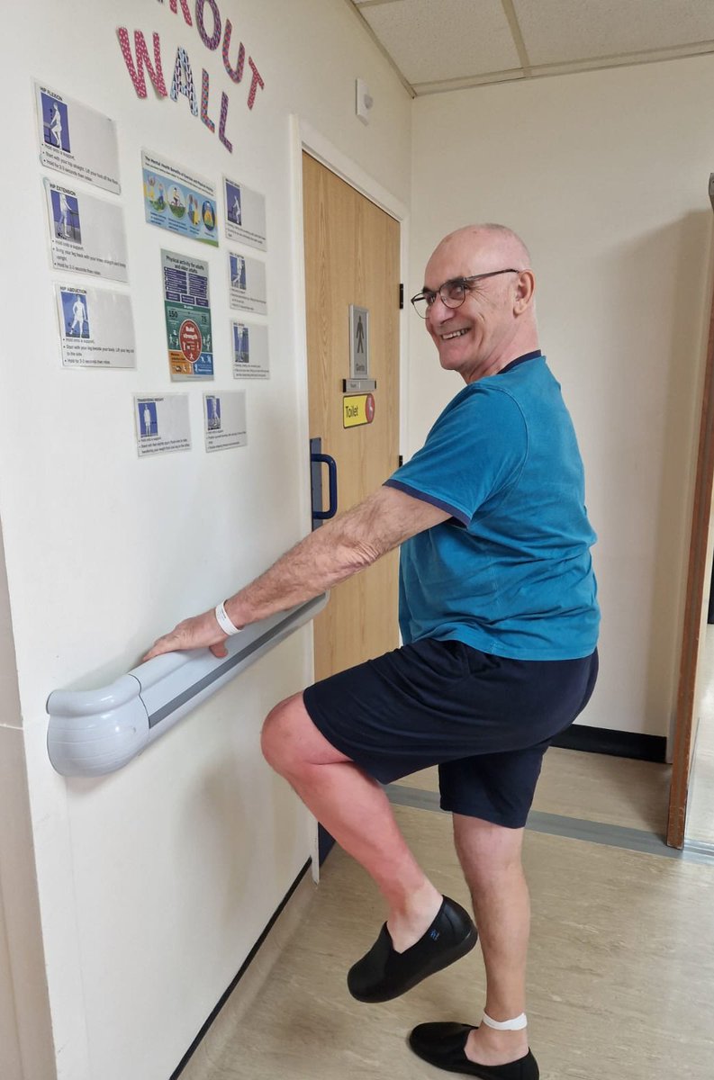 Gara Ward FHN (@garawardfhn) on Twitter photo Gara Ward's new workout wall being put to good use this morning by Graham. Day 1 total hip replacement, home today. Good work, Graham and the physio team π <a href="/keir_rum/">Keir Rumins RNA MSc BSc</a> <a href="/StaceyB15090519/">Stacey Brown</a> <a href="/SouthTees/">South Tees Hospitals</a> Gara Ward's new workout wall being put to good use this morning by Graham. Day 1 total hip replacement, home today. Good work, Graham and the physio team π <a href="/keir_rum/">Keir Rumins RNA MSc BSc</a> <a href="/StaceyB15090519/">Stacey Brown</a> <a href="/SouthTees/">South Tees Hospitals</a>