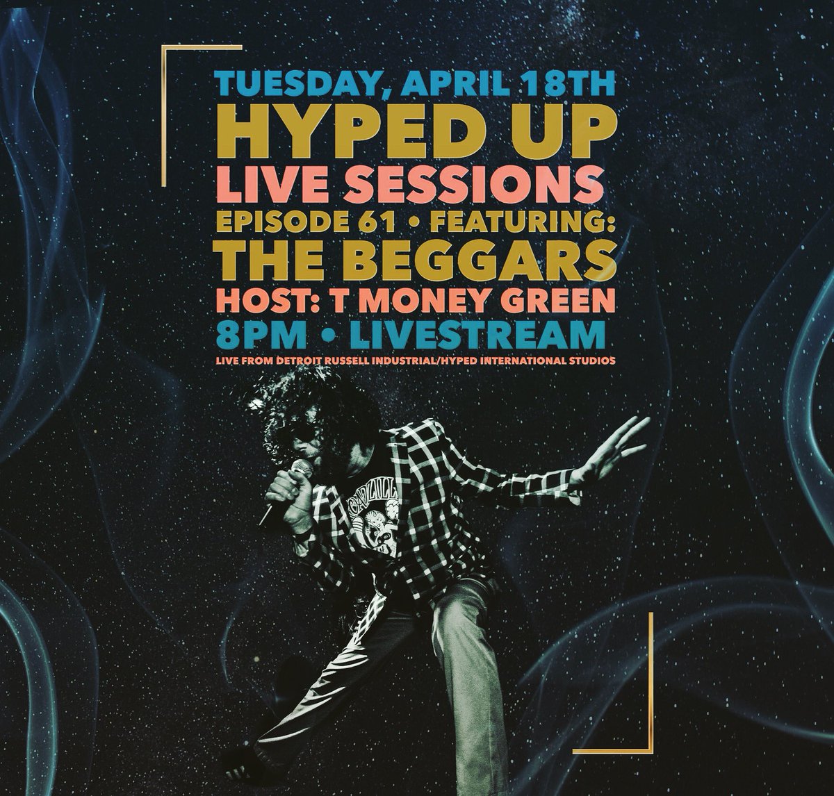 2-NITE 8 PM
Hyped Up Live Sessions

#thebeggars #hypeduplivesessions #stinkslikerocknroll