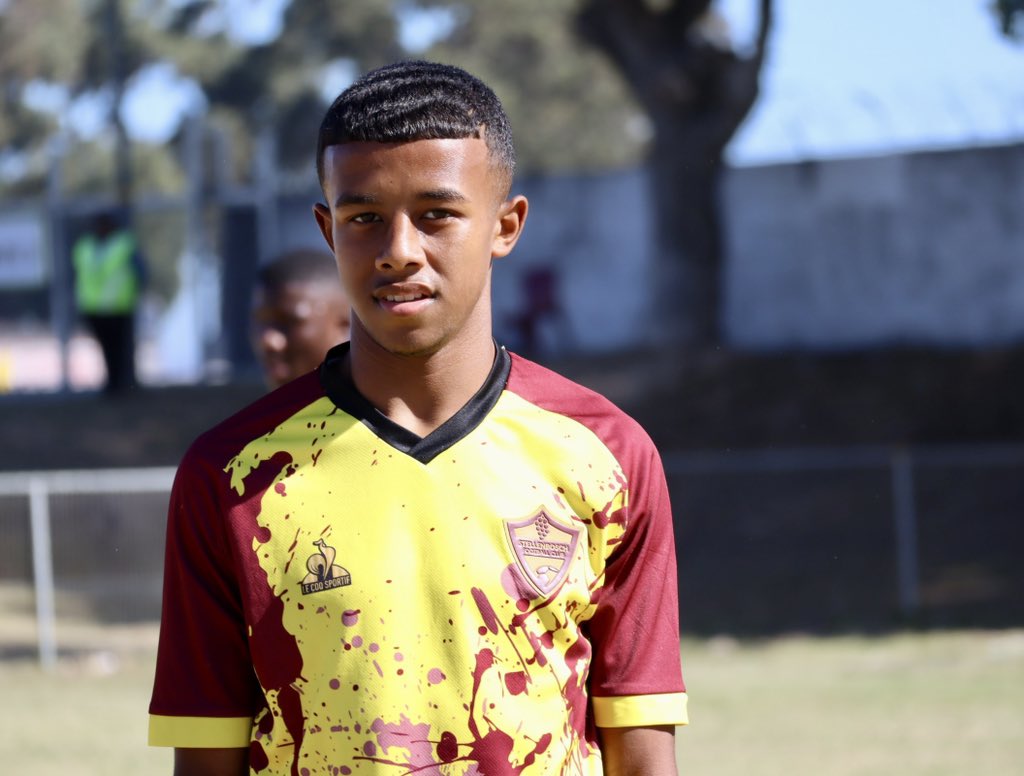 StellenboschFC's tweet photo. 𝗨-𝟭𝟳 𝗡𝗔𝗧𝗜𝗢𝗡𝗔𝗟 𝗧𝗘𝗔𝗠 𝗖𝗔𝗟𝗟 𝗨𝗣🇿🇦

Our very own Tyler Cicero will represent South Africa at the upcoming U-17 AFCON tournament in Algeria.

Congratulations, Tyler 🤩

#StellenboschFC #ProudlyStellenbosch #WeAreOne https://t.co/sIRCXPdvHz