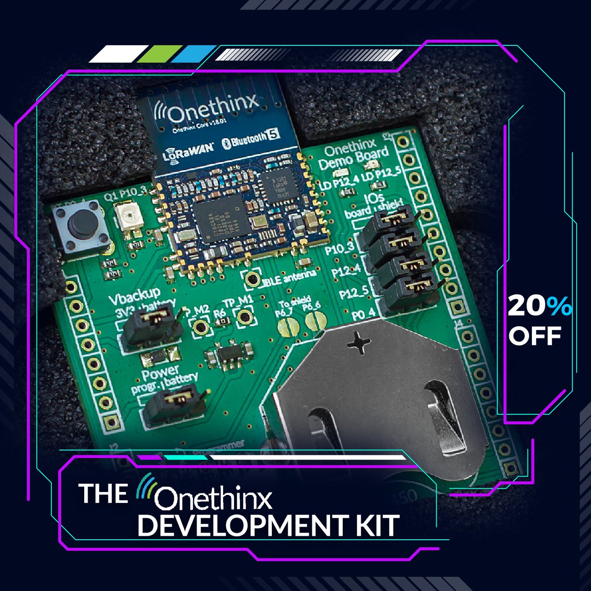 onethinx's tweet photo. 🎉 Special promo week🎉 Get 20% off your purchase by using coupon code OTX20 at checkout: https://t.co/YMcARxZxza
#lorawan #lora #loraalliance #onethinx #lorawanmodule #psoc6 #psacertified #security #technology #iot #embedded #smartcities #thethingsnetwork #netherland https://t.co/XtRbzqgdJC