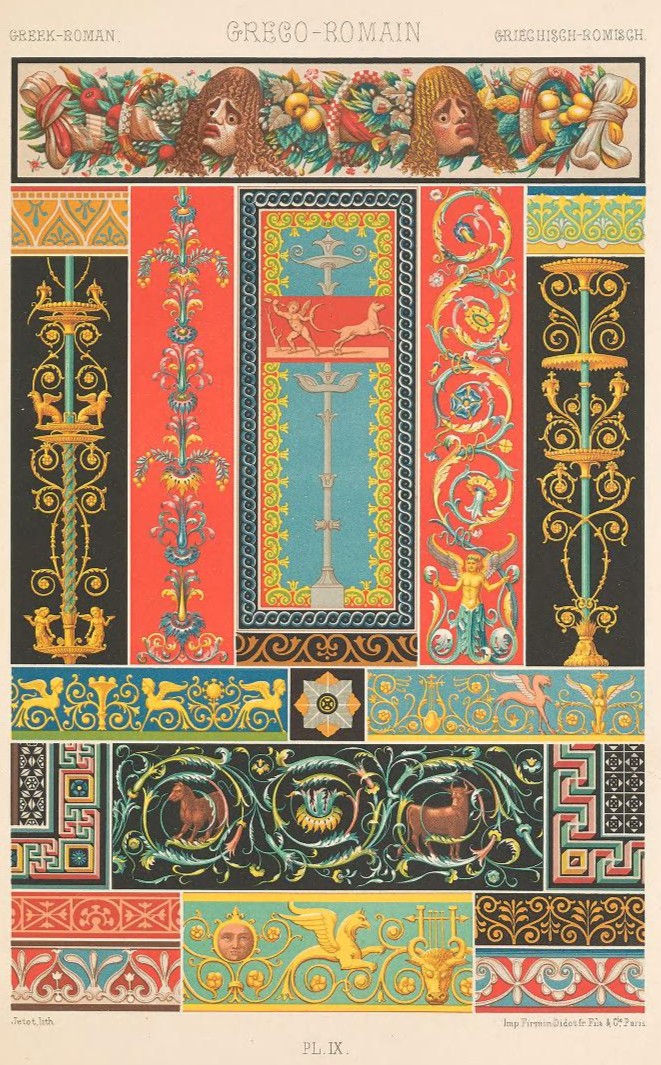 SILibraries's tweet image. Can we interest you in some optic overload?  

Auguste Racinet's "Polychromatic ornament" (1877) was considered a masterpiece in chromolithography. It featured 100 plates illustrating various historical styles of art. Available in our Digital Library: s.si.edu/2JLYBL8