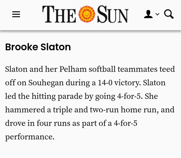 PythonsSoftball's tweet photo. We had another Lowell Sun all-star yesterday! https://t.co/qJbAxXwKpd