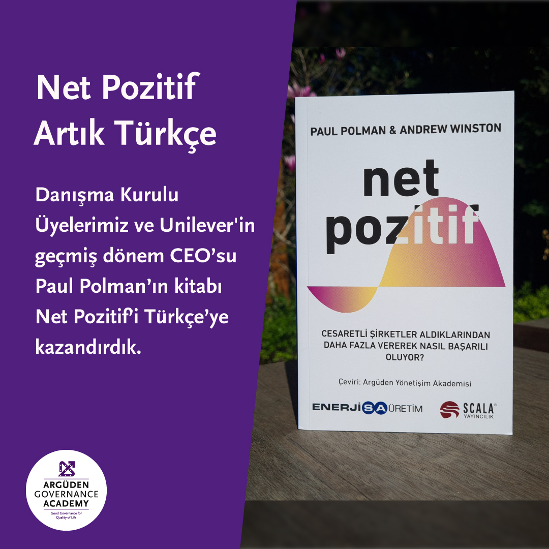 ArgudenAkd's tweet photo. Danışma Kurulu üyemiz ve Unilever'in geçmiş dönem CEO'su Paul Polman’ın kitabı Net Pozitif’i Türkçe’ye kazandırdık.
Net Pozitif kitabına ulaşmak için: https://t.co/ebRawz0cpq
@PaulPolman @globalcompact @Unilever @Scala_Kitapci @enerjisa
#NetPozitif #PaulPolman #Yönetişim https://t.co/HuaakunaRG