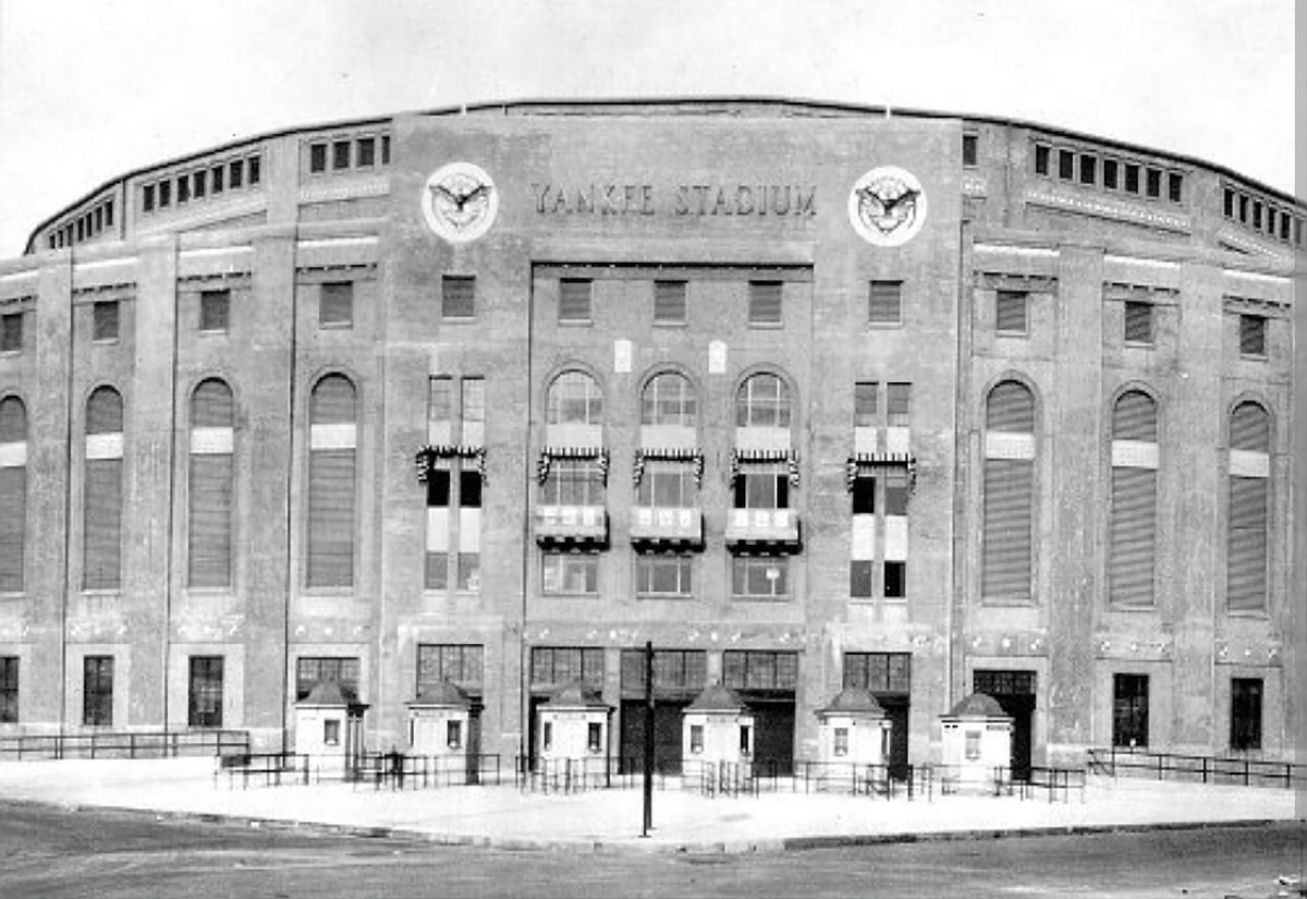 TinyMoni's tweet photo. On April 18, 1923, the first Yankees Staduim was built. The house that Ruth built! Happy Anniversary! @Yankees #RepBX #housethatruthbuilt https://t.co/zB3yyusvZI