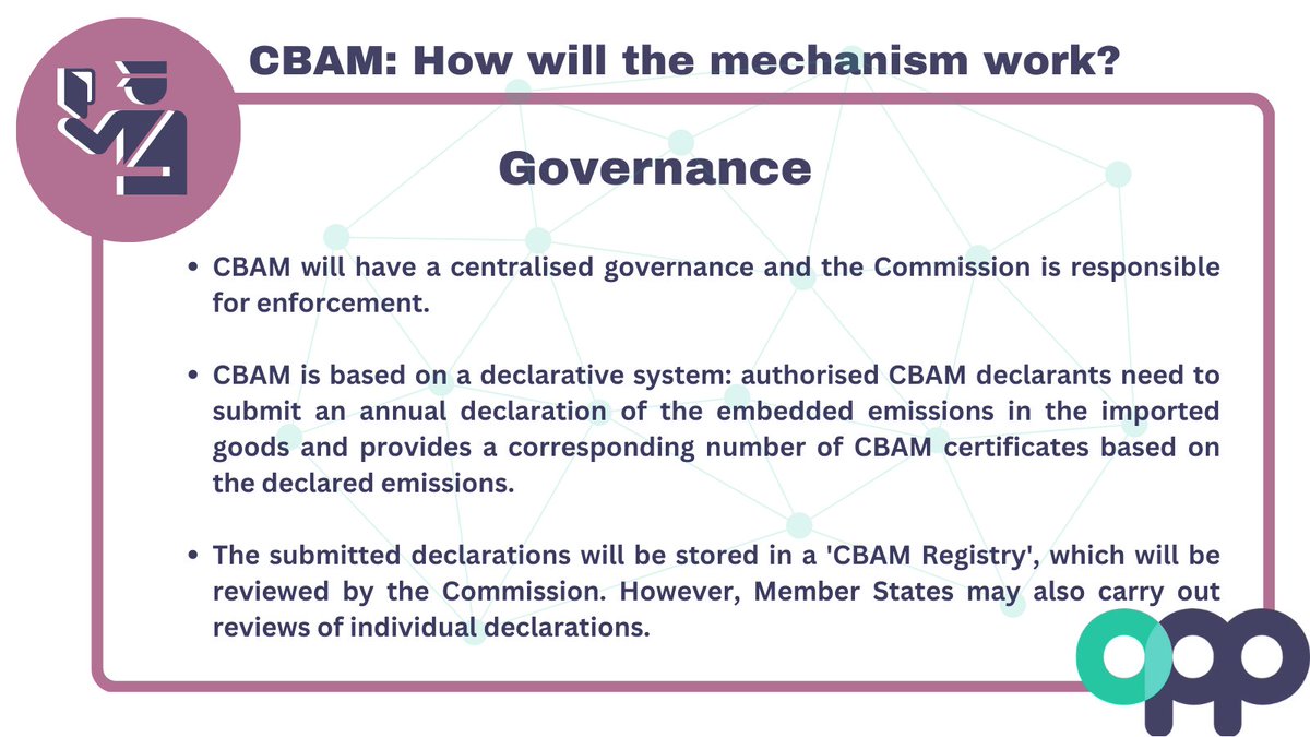 CBAM was adopted today in Plenary. Council still needs to approve it and then it would just need to be published in the Official Journal. Here's what the final outcome looks like 👇 On OPP: bit.ly/3mFBwAD