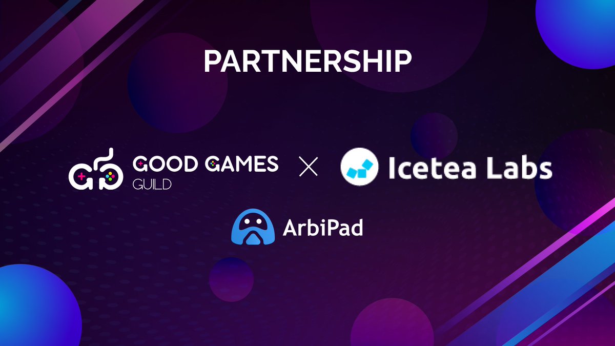 goodgamesguild's tweet photo. 📢 We're excited to announce that GGG and @Icetea_Labs have formed a partnership to co-incubate @arbipadcom.

Through this partnership, we will provide comprehensive support, including technical expertise and business development guidance.

Read more: https://t.co/I1Dawr1Zug https://t.co/jQcHb74Dy8