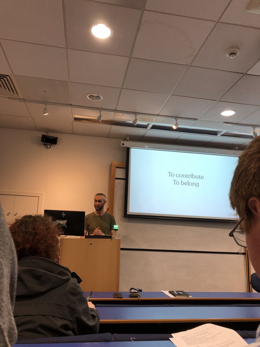 Sliding in 2mins late after getting lost in the park in the sun to #gisruk2023 and gate crashing @MikeRSpencer