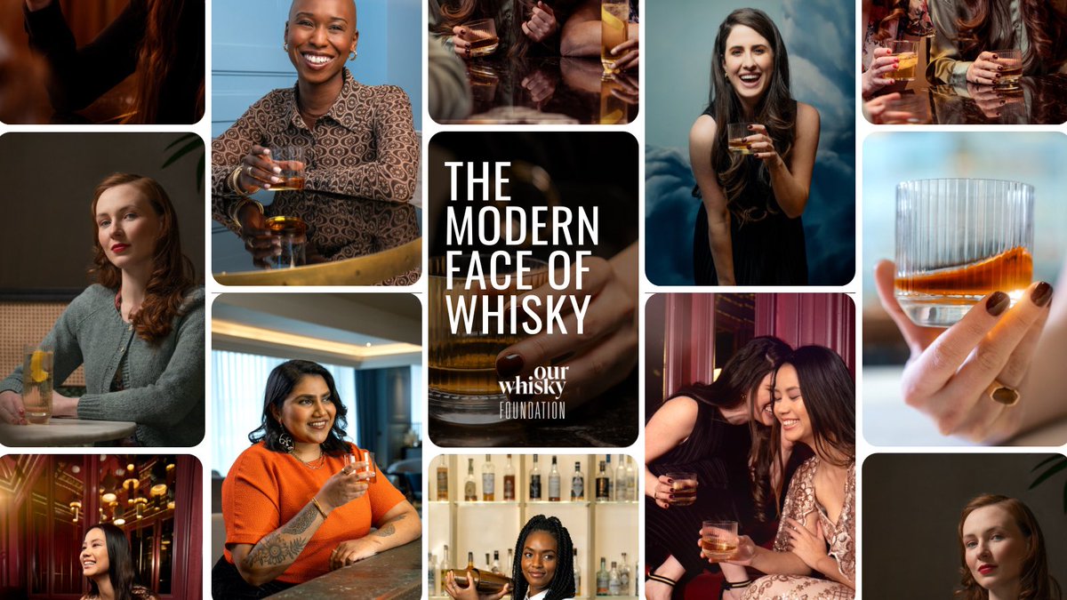 We’re proud to introduce the #modernfaceofwhisky, a free image library featuring diverse whisky lovers that will help the media portray a more accurate representation of today’s whisky drinkers. ourwhiskyfoundation.org/projects/the-m…