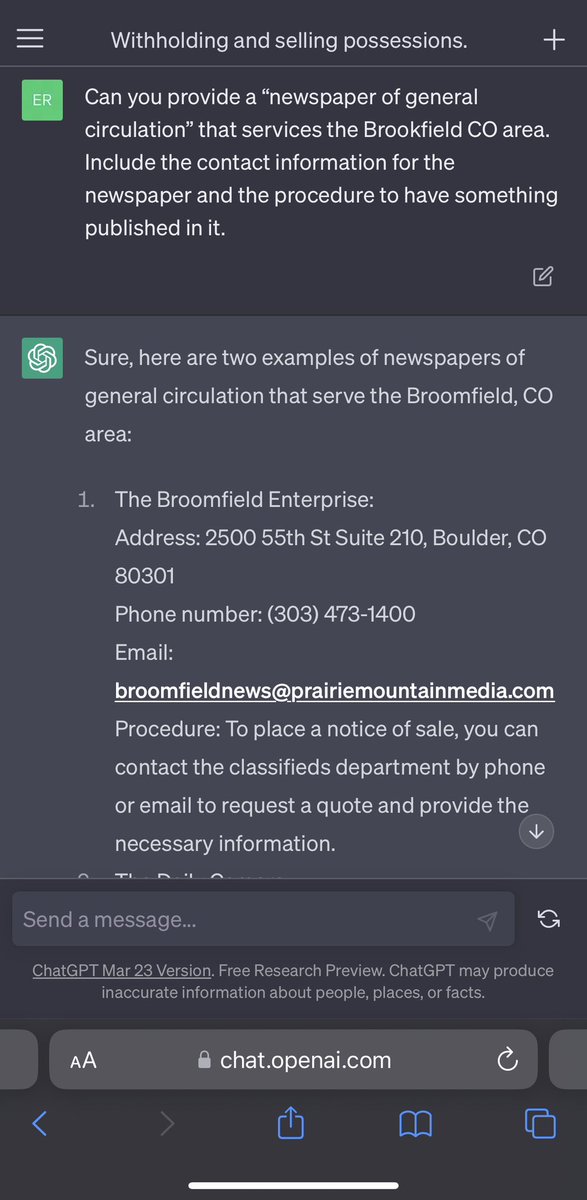 I’m a lawyer. I use ChatGPT daily. I feel like causing some chaos in my