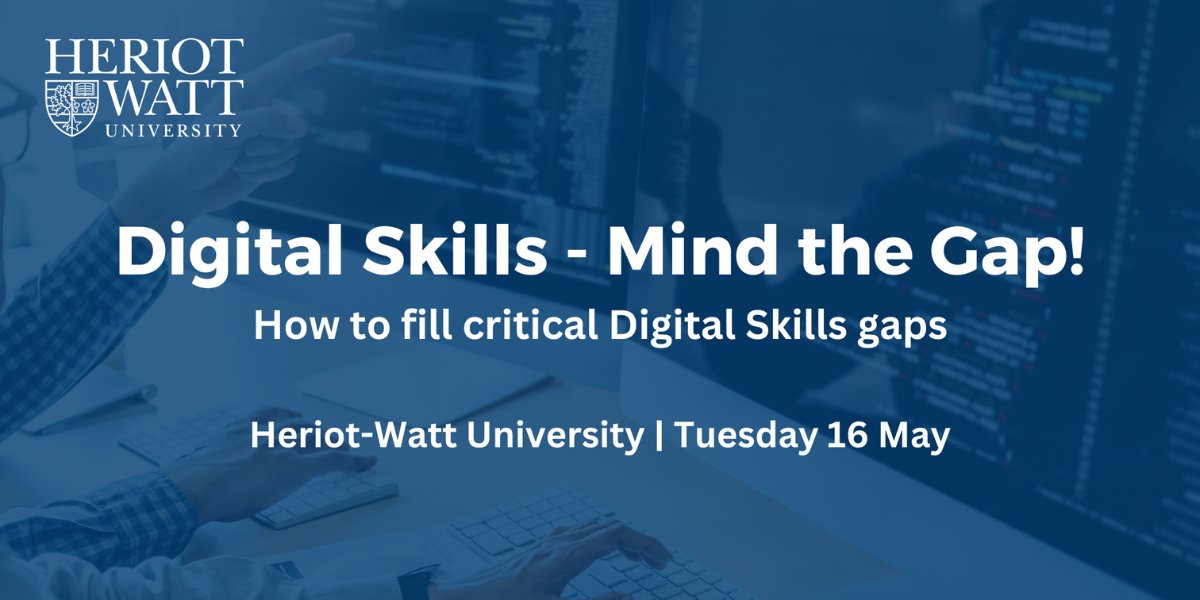 Heriot-Watt University Graduate Apprenticeships (@hwu_ga) on Twitter photo 🆕DIGITAL SKILLS - MIND the GAP! 🆕
Sign up for this NEW face to face event looking at how to combat the Digital Skills Gap - featuring <a href="/skillsdevscot/">Skills Development Scotland</a> and <a href="/Sainsburys_Bank/">Sainsbury's Bank</a>!
Places are limited so don't delay👉bit.ly/3MVsytB
#DigitalEconSkillsAction <a href="/dataskillswork/">Data Skills for Work</a> 🆕DIGITAL SKILLS - MIND the GAP! 🆕
Sign up for this NEW face to face event looking at how to combat the Digital Skills Gap - featuring <a href="/skillsdevscot/">Skills Development Scotland</a> and <a href="/Sainsburys_Bank/">Sainsbury's Bank</a>!
Places are limited so don't delay👉bit.ly/3MVsytB
#DigitalEconSkillsAction <a href="/dataskillswork/">Data Skills for Work</a>