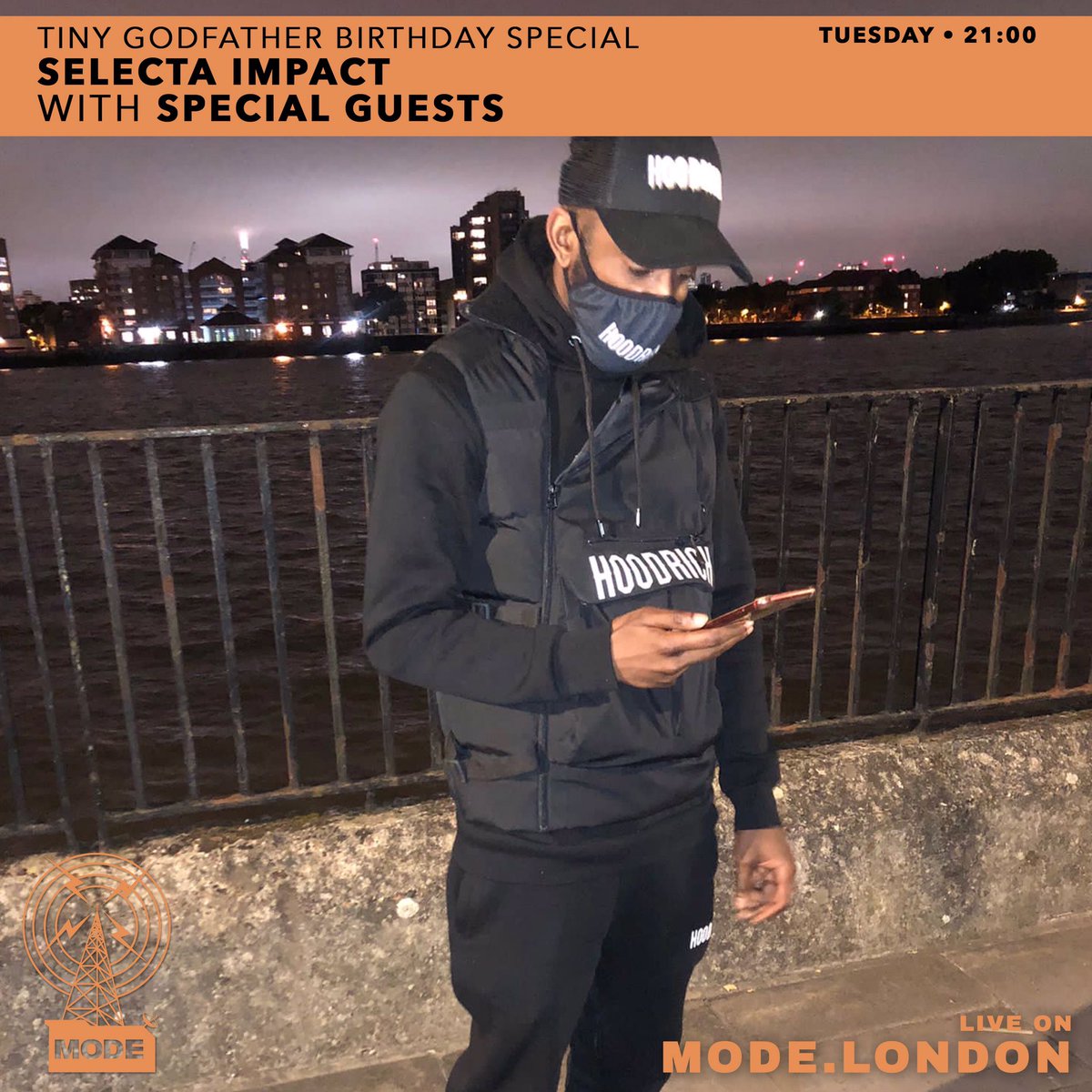 selectaimpact's tweet photo. Todays show

@selectaimpact  with @TinyGodfather  @1blackcrown &amp; Special Quests 

🥳Celebration 🎉 

live on
@Moderadiolondon 

Music : Selectronicbc1@gmail.com

Catch me Every Tuesday 9-11 
📧
Get locked 🔒 Show me a signal

Lock in via  @radio__cult &amp; https://t.co/TBOarsApas https://t.co/y2mq75iktl