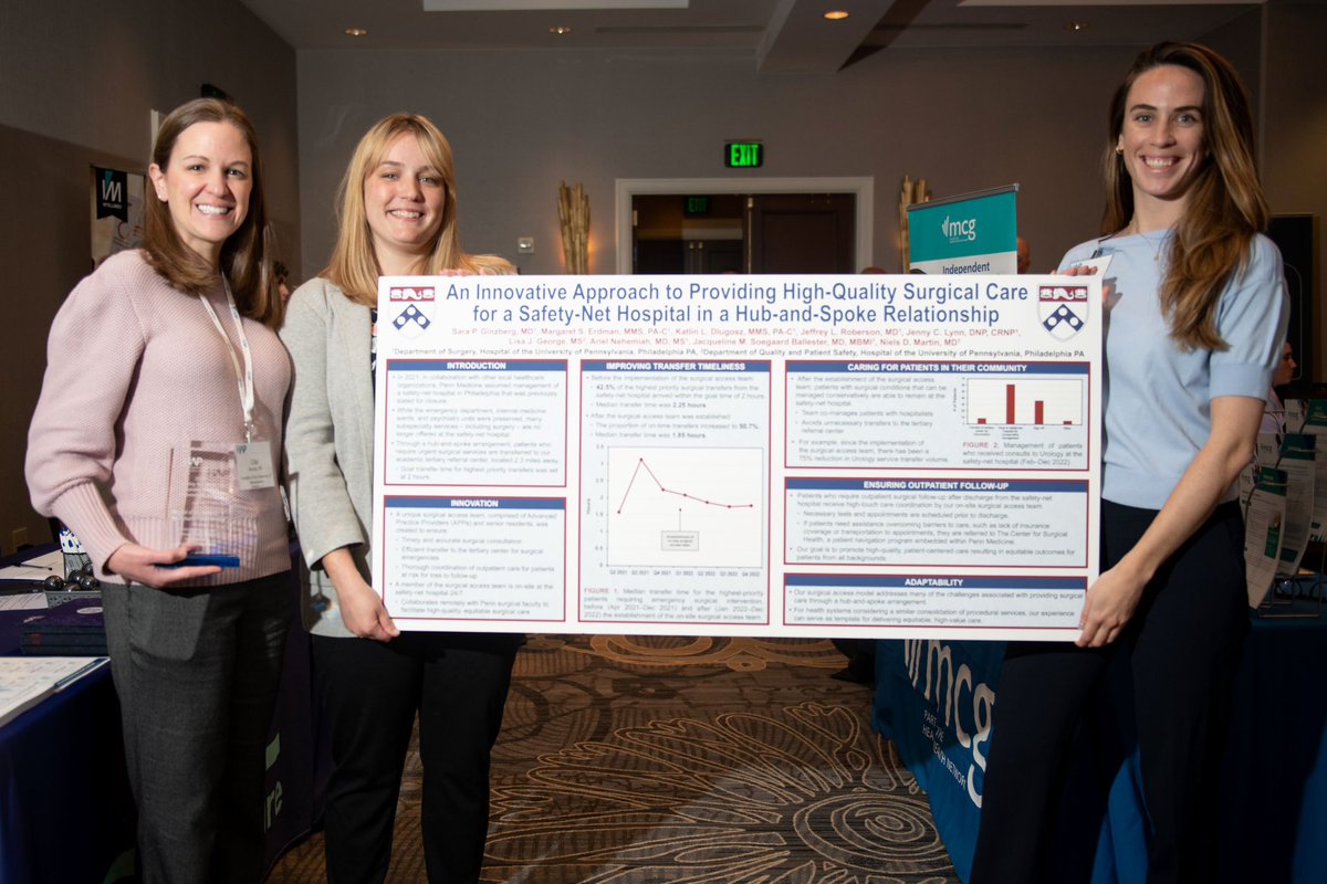 PennSurgery (@pennsurgery) on Twitter photo When <a href="/PennMedicine/">Penn Medicine</a> expanded to include HUP-Cedar, this Surgery Quality Improvement team leapt to action. Congrats on your award from the Hospital & Health System Assoc. of PA! <a href="/SaraGinzbergMD/">Sara Ginzberg, MD, MSHP</a>, M Erdman, K Dlugosz, <a href="/JLRobersonMD/">Jeffrey Roberson</a>, J Lynn, L George, A Nehemiah, <a href="/JMSoegaard/">Jacqueline Soegaard Ballester, MD, MBMI</a>, <a href="/nielsmd/">Niels D. Martin, MD, FACS, FCCM</a> When <a href="/PennMedicine/">Penn Medicine</a> expanded to include HUP-Cedar, this Surgery Quality Improvement team leapt to action. Congrats on your award from the Hospital & Health System Assoc. of PA! <a href="/SaraGinzbergMD/">Sara Ginzberg, MD, MSHP</a>, M Erdman, K Dlugosz, <a href="/JLRobersonMD/">Jeffrey Roberson</a>, J Lynn, L George, A Nehemiah, <a href="/JMSoegaard/">Jacqueline Soegaard Ballester, MD, MBMI</a>, <a href="/nielsmd/">Niels D. Martin, MD, FACS, FCCM</a>
