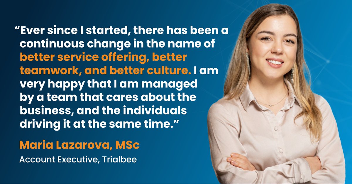 Meet Maria Lazarova, Account Executive! In her role, she’s secured a preferred vendor seat across three cold top pharma accounts, exceeded KPIs, and was awarded our Sales Award for Best Performer Q3 2022!

Thank you for all your hard work!
