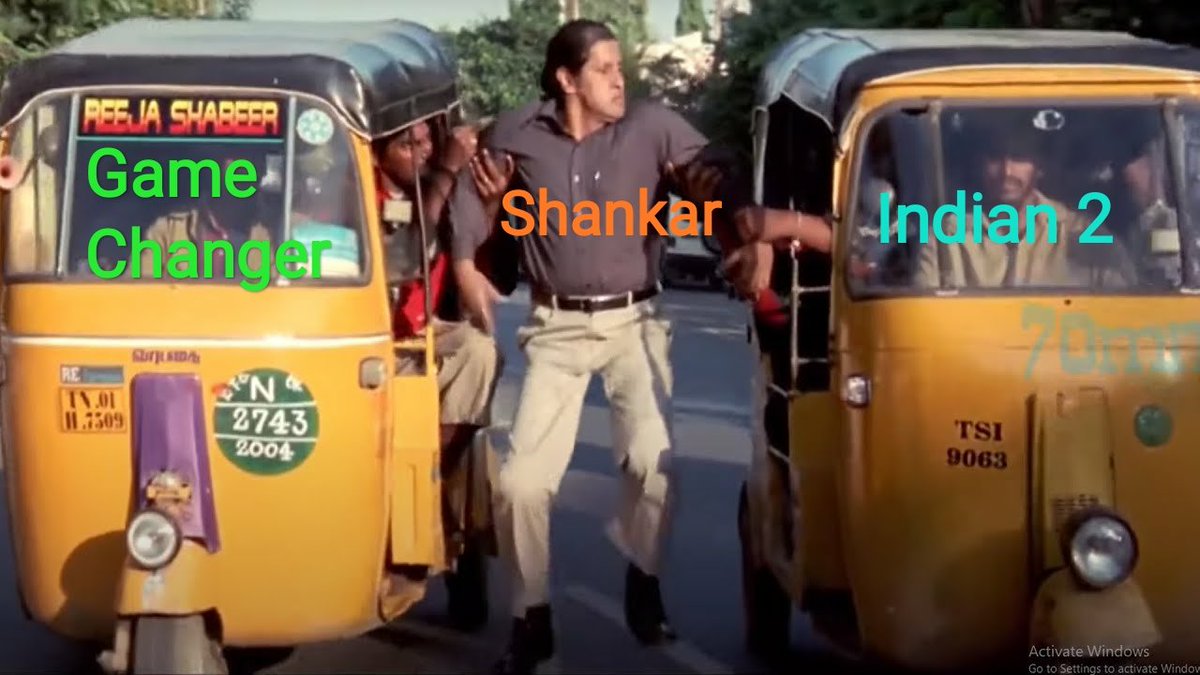 VijayanandChin's tweet photo. @shankarshanmugh @ikamalhaasan @shankarshanmugh now #Indian2Gamechanger https://t.co/igR0d50wet