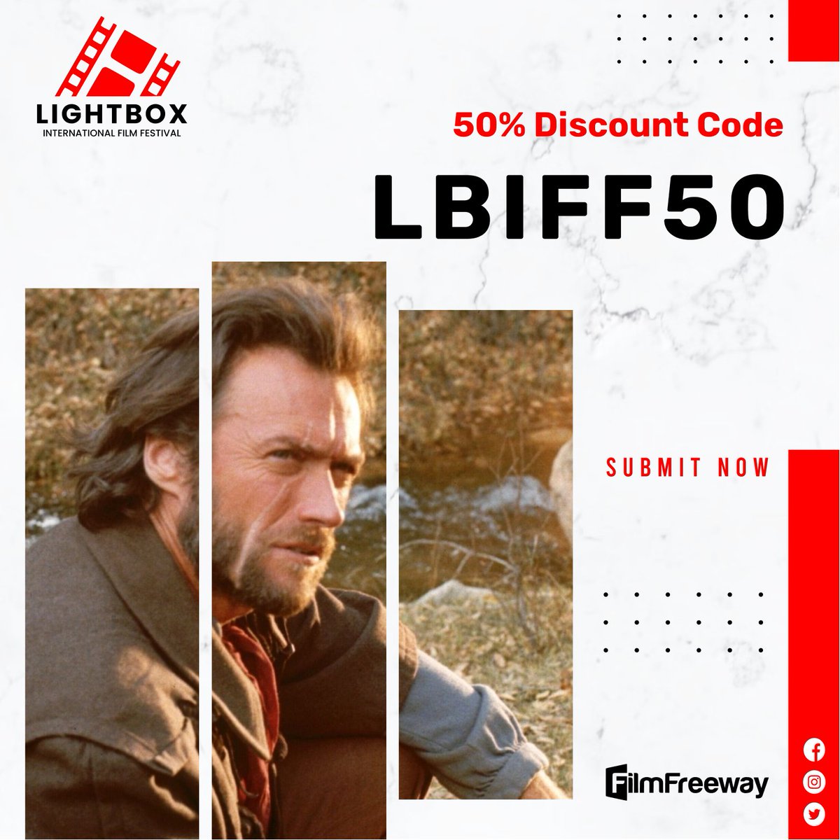Are you ready to find your hidden gems? 🤩 With 50% off on your submission using code LBIFF50, now is the time to discover what you've been searching for! 🔍

Submission details👉  filmfreeway.com/LightboxIntern… 

 Don't miss out, submit today!