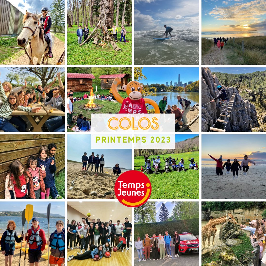 🌺Les colos de printemps 2023 ont enfin commencé !

#coloniedevacances #tempsjeunes