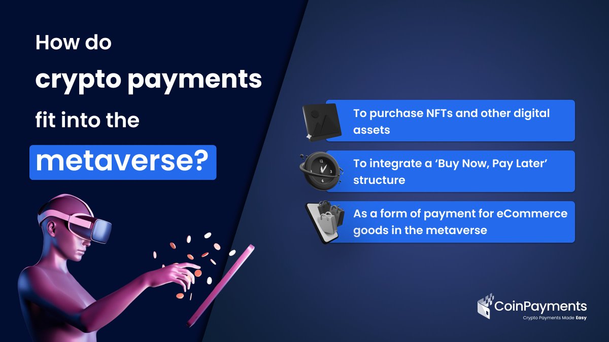 COINPAYMENTSNET's tweet photo. 🌐 Are you prepared to elevate your #business in the metaverse?

This is how #crypto payments fit into the metaverse economy 🧵⤵️ https://t.co/NvSYR9j3zu