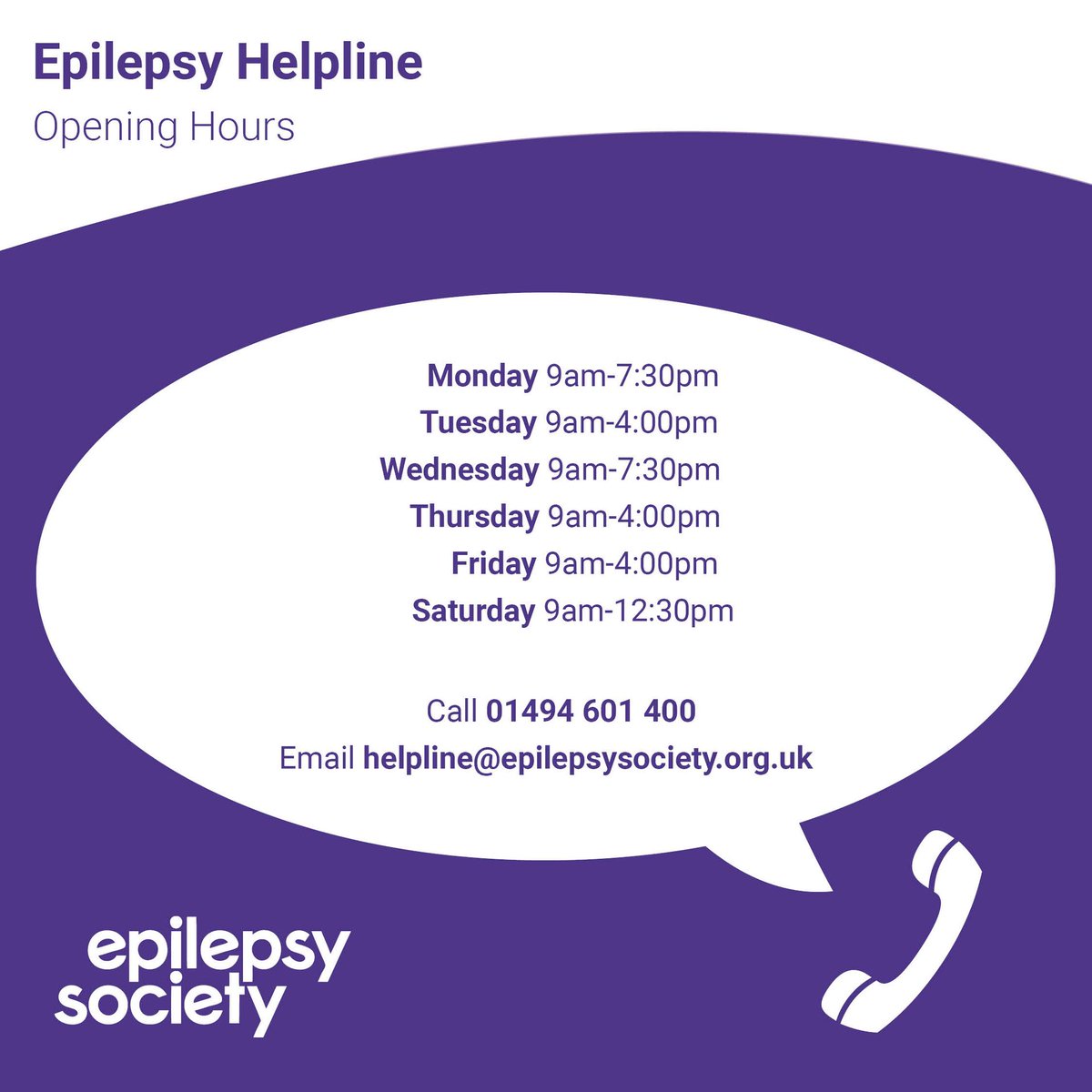 We are excited to announce that from today, Tuesday 11 April, you will be able to talk to our Helpline team via our new webchat as well as by phone or email. #YouSaidWeDid #epilepsy bit.ly/3m7nvLA