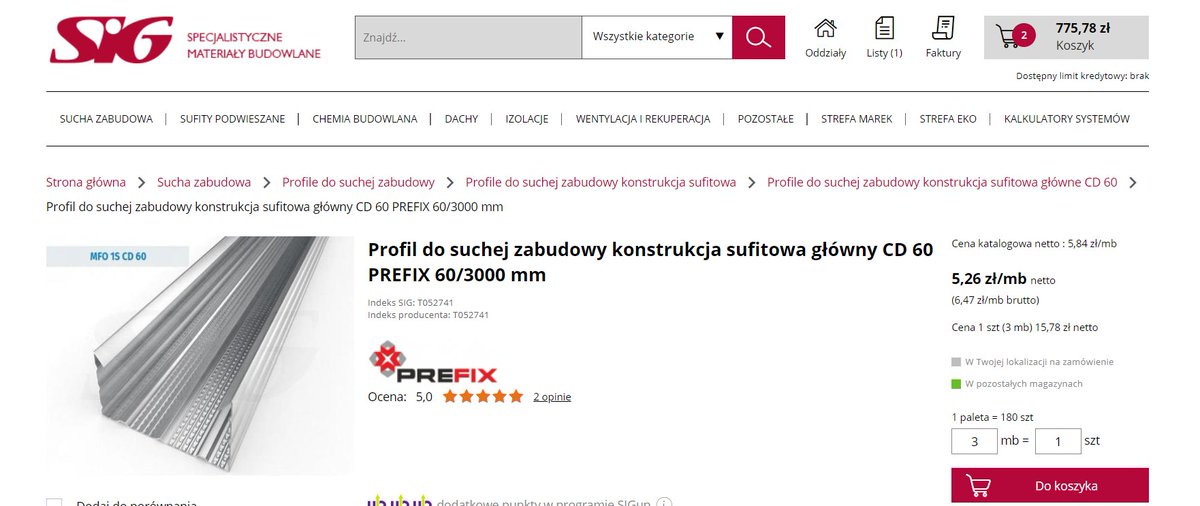 🛒 Zamów materiały budowlane online na SIG.pl! Szybko, wygodnie i bezpiecznie. Sprawdź naszą ofertę i zyskaj więcej czasu na realizację swoich projektów. #ZamówieniaOnline #SIGPolska