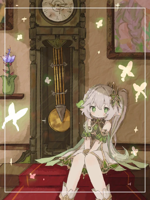 #上手いとか下手とかそういうのは関係なく自分が気に入っている絵を4枚選ぶナヒーダ愛 