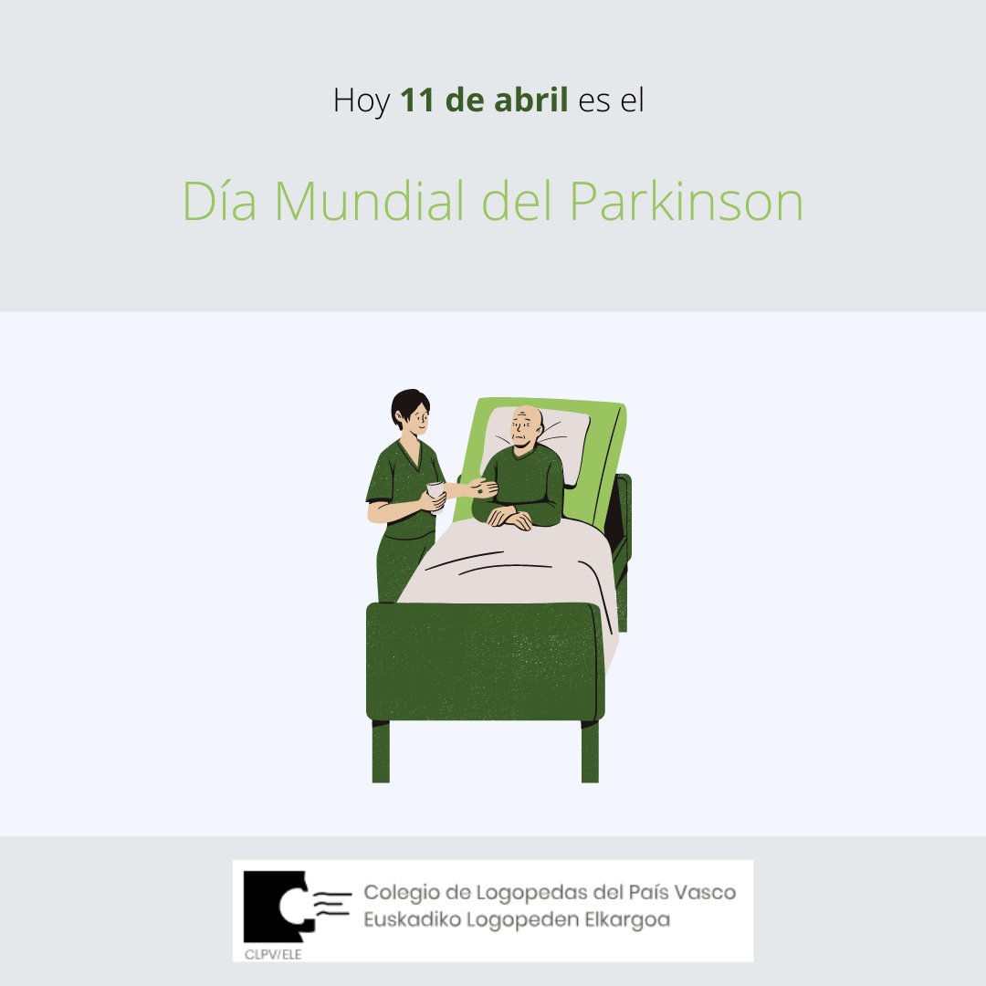 📅 Hoy es el Día Mundial del Parkinson. 
La enfermedad de Parkinson puede causar trastornos de la voz, del habla, de la escritura y, entre otras, de la deglución.