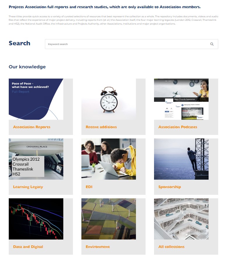 Major Projects Association tweet media