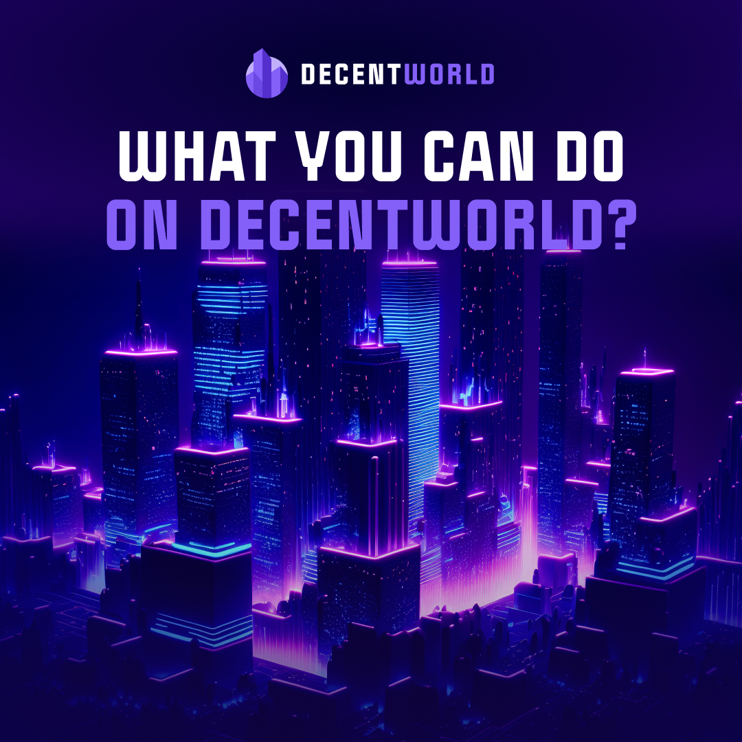 DecentWorldCom's tweet photo. Your #DecentWorld 101 (see thread) 👇
#NFTProject #Bitcoin2023 #Airdrops #bullrun #GoKingsGo https://t.co/lsROl7EPGw